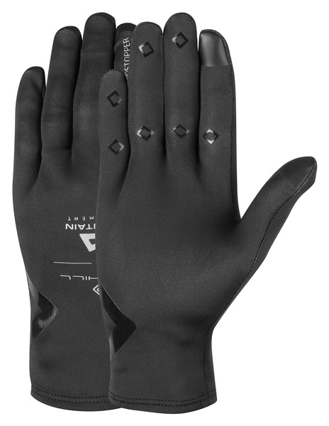 RONHILL rękawiczki biegowe GORE-TEX WINDSTOPPER GLOVE black