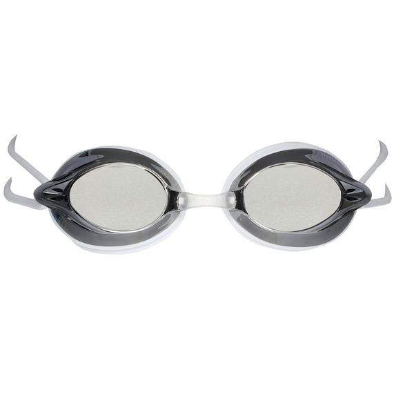 BLUESEVENTY Okularki do pływania NR2 white/silver mirror