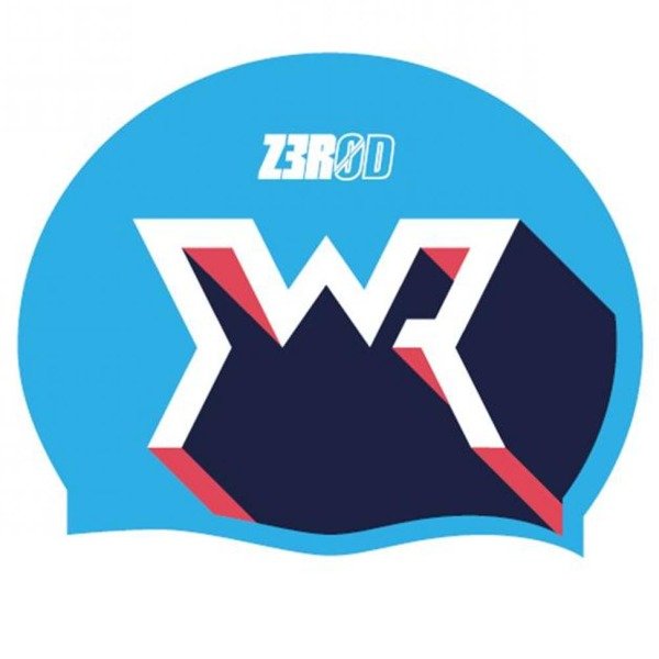 ZEROD czepek silikonowy Swim Cap Swim Run niebieski