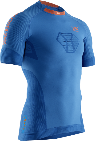 XBIONIC Koszulka biegowa termoaktywna INVENT 4.0 RUNNING SHIRT SH SL niebieska