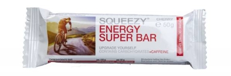 SQUEEZY Baton energetyczny z kofeiną 50 g wiśniowy
