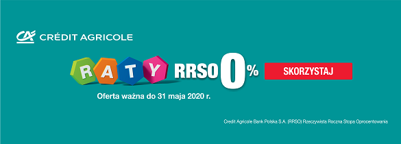 Zakupy na raty 0% do końca maja!