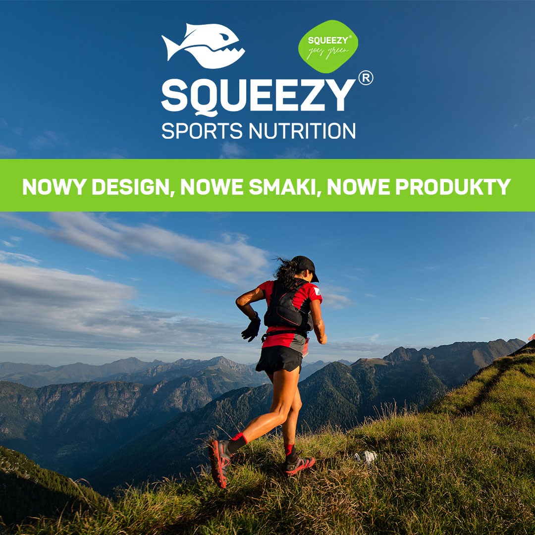 Nowy design, nowe logo, nowe produkty - odżywki Squeezy z powrotem w TriCentre!
