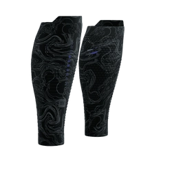 COMPRESSPORT Opaski kompresyjne na łydki R2 3.0 AURORA black/aurora