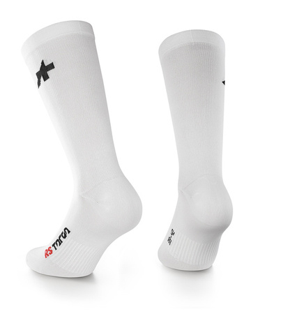 ASSOS Skarpetki rowerowe RS SOCKS TARGA Holy White