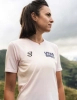 COMPRESSPORT Koszulka biegowa damska z krótkim rękawem TRAINING T-SHIRT UTMB 2025 roseate