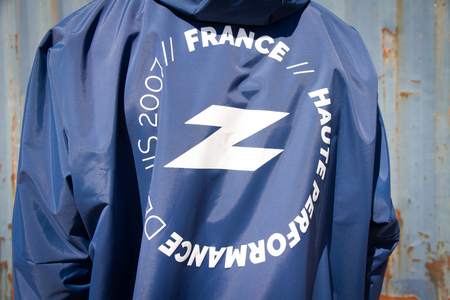 ZEROD Wododporna parka WATERPROOF CHANGING PARKA navy/red