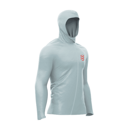 COMPRESSPORT Kurtka biegowa HURRICANE WATERPROOF 10/10 JACKET grey dawn