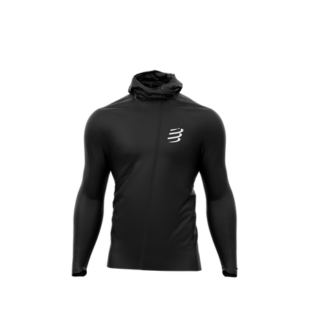 COMPRESSPORT Kurtka biegowa HURRICANE WATERPROOF 10/10 JACKET black