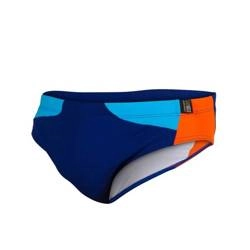 ZEROD Kąpielówki BRIEFS Dark Blue Atoll/Orange