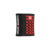 COMPRESSPORT Frotka na nadgarstek SWEATBAND 3D.DOTS black/red