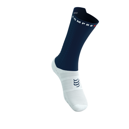 COMPRESSPORT Skarpetki rowerowe PRORACING SOCKS V4 BIKE blues/white