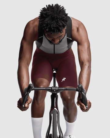 ASSOS Spodenki rowerowe MILLE GT BIB SHORTS S11 burgundy red