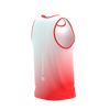 COMPRESSPORT Koszulka biegowa PERFORMANCE SINGLET fluo red/white