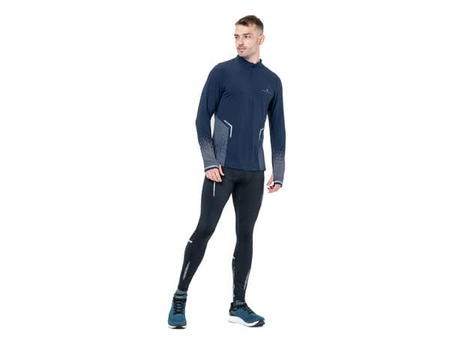 RONHILL Bluza biegowa męska TECH REFLECT 1/2 ZIP dark navy/reflect
