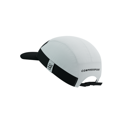 COMPRESSPORT Czapka biegowa 5 PANEL LIGHT CAP white/black