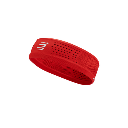 COMPRESSPORT Opaska na głowę THIN HEADBAND ON/OFF red