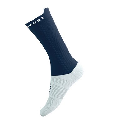 COMPRESSPORT Skarpetki rowerowe PRORACING SOCKS V4 BIKE blues/white