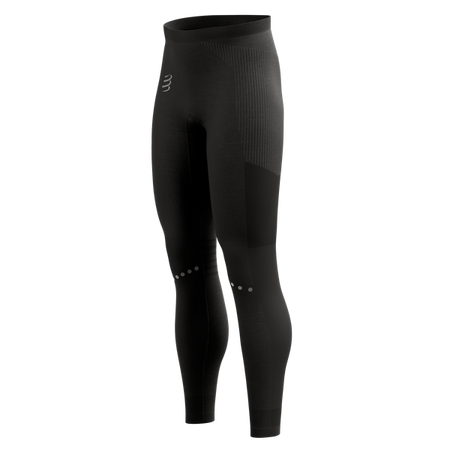 COMPRESSPORT Legginsy biegowe męskie WINTER RUNNING LEGGING black