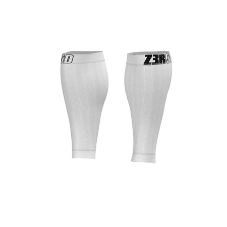 ZEROD Opaski aerodynamiczne na łydki ELITE AEROSLEEVES white