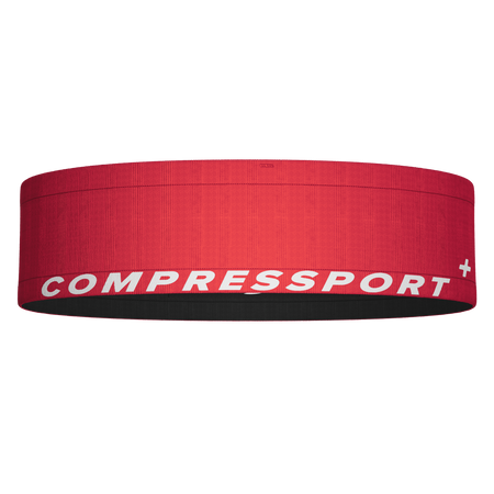 COMPRESSPORT Pas biegowy FREE BELT fluo red/black