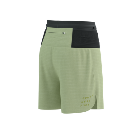 COMPRESSPORT Spodenki biegowe TRAIL RACING OVERSHORT nile