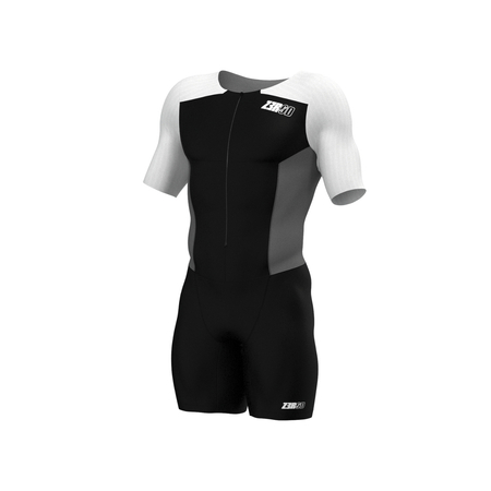 ZEROD Strój triathlonowy męski ELITE TTSUIT black/white