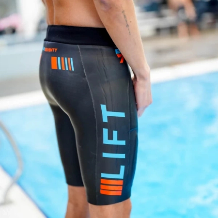 BLUESEVENTY Spodenki neoprenowe LIFT BUOYANCY SHORTS black