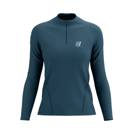 COMPRESSPORT Koszulka biegowa damska TRAIL HZ LS T-SHIRT stargazer