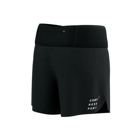 COMPRESSPORT Spodenki biegowe damskie PERFORMANCE SHORT black