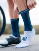 COMPRESSPORT Skarpetki rowerowe PRORACING SOCKS V4 BIKE blues/white