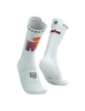 COMPRESSPORT Skarpetki rowerowe PRORACING SOCKS V4 BIKE IRONMAN 2025 white/sunset