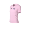 COMPRESSPORT Koszulka biegowa damska z krótkim rękawem TRAINING T-SHIRT UTMB 2025 roseate