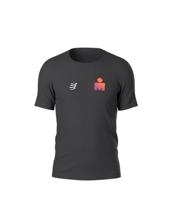 COMPRESSPORT Koszulka biegowa z krótkim rękawem TRAINING SS T-SHIRT IRONMAN 2025 black sunset