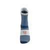 COMPRESSPORT Skarpetki do biegania wysokie PRORACING SOCKS V4 RUN HIGH blues/sugar