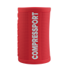 COMPRESSPORT Frotka na nadgarstek SWEATBAND 3D.DOTS fluo red/white