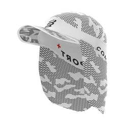 COMPRESSPORT Czapka biegowa z daszkiem ICE CAP SUN SHADE white