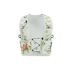 COMPRESSPORT Plecak do biegania ULTRUN EVO 10 PACK sugar/green camo + 2x soft flask