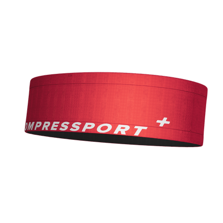 COMPRESSPORT Pas biegowy FREE BELT fluo red/black