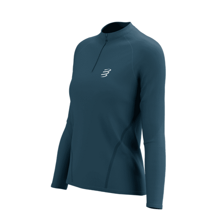 COMPRESSPORT Koszulka biegowa damska TRAIL HZ LS T-SHIRT stargazer
