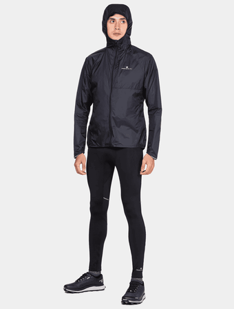 RONHILL Spodnie biegowe męskie TECH PARAGON TIGHT all black