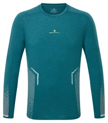 RONHILL Koszulka do biegania męska z długim rękawem TECH REFLECT L/S TEE deep teal