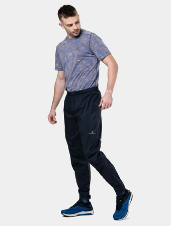 RONHILL Spodnie biegowe wodoodporne UNISEX TECH STORM PANTS all black