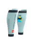COMPRESSPORT Opaski kompresyjne na łydki R2V3 UTMB 2025 ice flow blue