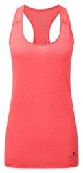 RONHILL Koszulka biegowa damska bez rękawów STRIDE RACER VEST różowa