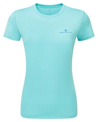 RONHILL Koszulka biegowa damska TECH SS TEE aqua mint/electric blue