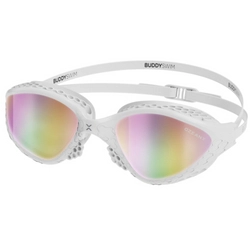 BUDDYSWIM Okulary do pływania OZEANX white/iridium mirror