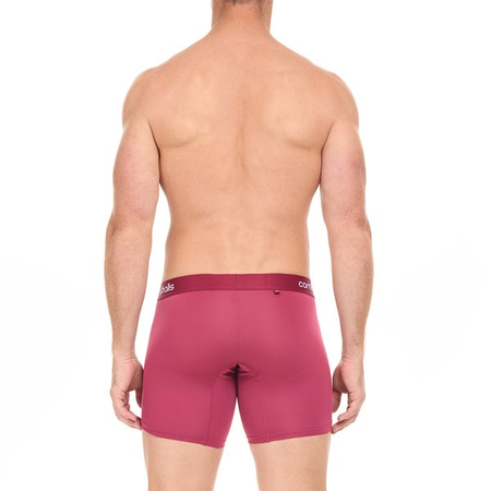 COMFYBALLS Bokserki do biegania LONG PERFORMANCE maroon