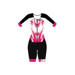 ZEROD Strój triathlonowy damski RACER TT SUIT pink vivacity