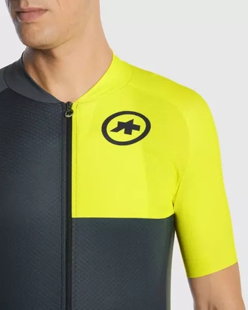 ASSOS Koszulka rowerowa MILLE GT JERSEY C2 EVO JERSEYSTAHLSTERN optic yellow